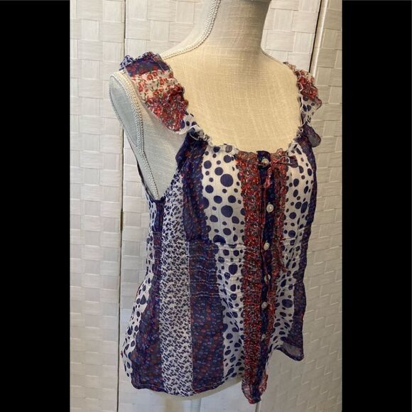 Red Camel Off the shoulder boho top Medium - Picture 5 of 6